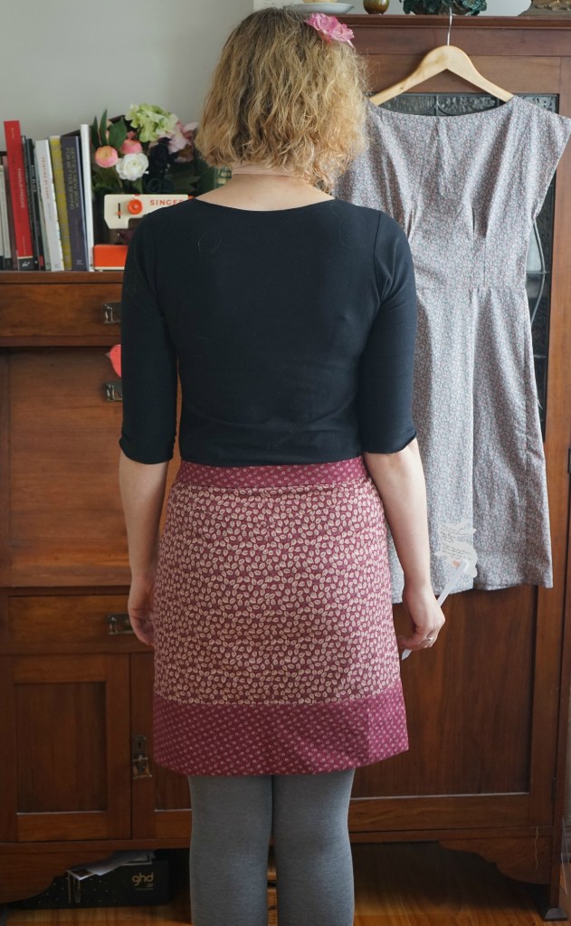 Vintage Corduroy Moss Skirt